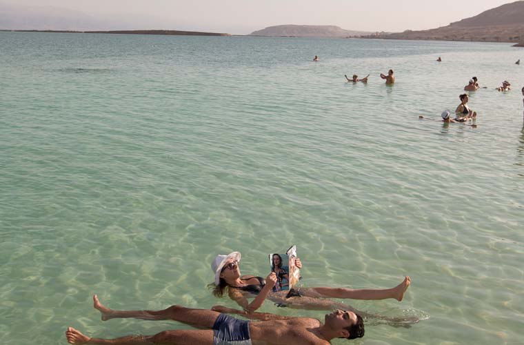 Israel`s Wonder - the lowest point on earth