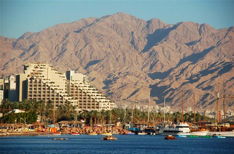 the view from Dan Eilat Hotel