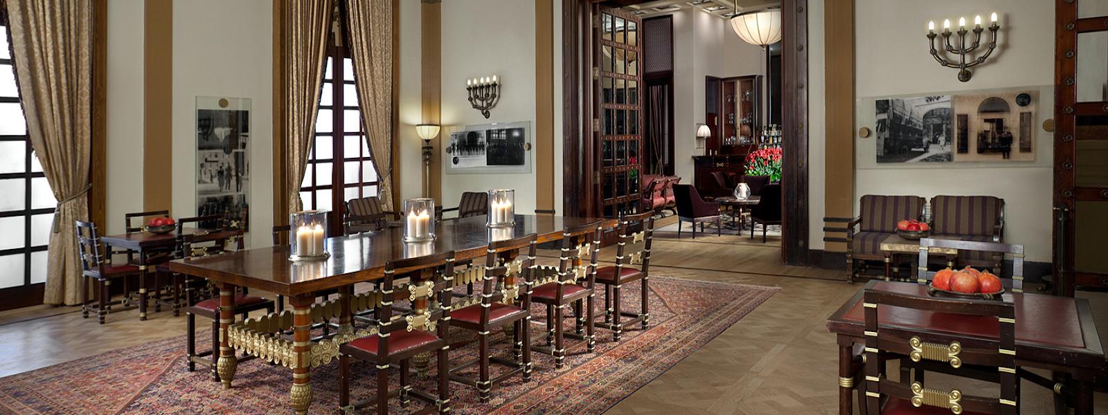 Experience the King David Jerusalem Facilities & Services Reading Room at the King David Hotel