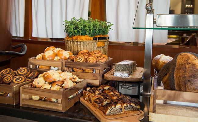 Dan Eilat Hotel Baked breads in the morning at The Food Fair the main dining room