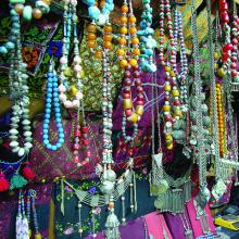 A colorful store in Mahane Yehuda market