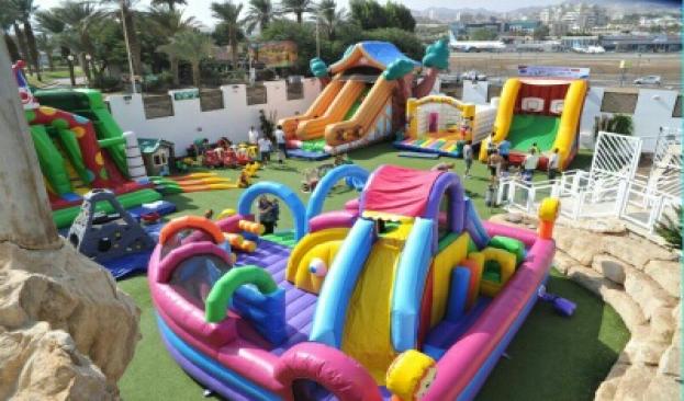 Inflatable play area picture